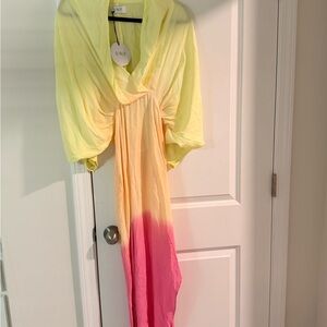 SWF Yellow and Pink Ombre Dress